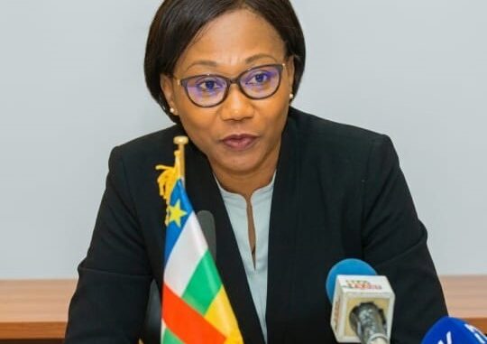 Mme Sylvie NOTEFE née BAIPO TEMON Ministre des Affaires Etrangères, de la Francophonie et des Centrafricains de l’Etranger