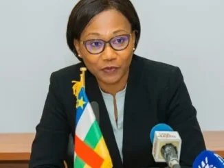 Mme Sylvie NOTEFE née BAIPO TEMON Ministre des Affaires Etrangères, de la Francophonie et des Centrafricains de l’Etranger