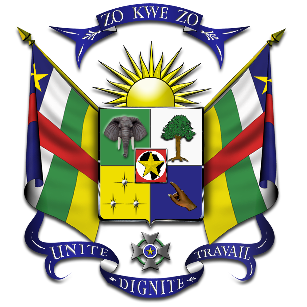 coat of arms of the central african republic new