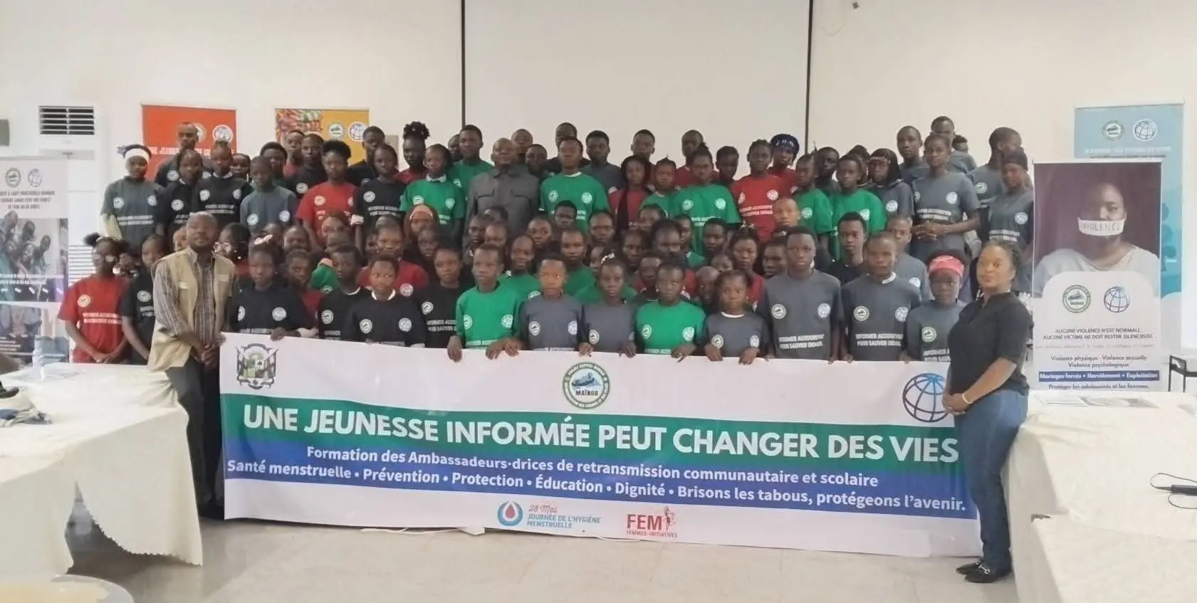 Hygiène menstruelle et VBG : L’UGP du Projet Maïngo sensibilise les élèves aux bonnes pratiques et aux mécanismes de référencement fb img 1781630809300