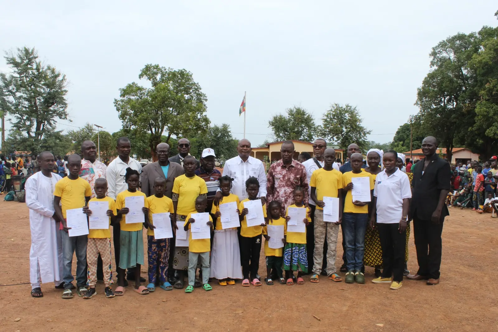 Centrafrique : 15 000 enfants sans actes de naissance enregistrés à l’état civil dans le cadre de la campagne de rattrapage à Bossangoa img 20260603 wa0017