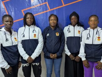quatre joueuses centrafricaines s’apprêtent à participer à un camp de football aux États unis 1